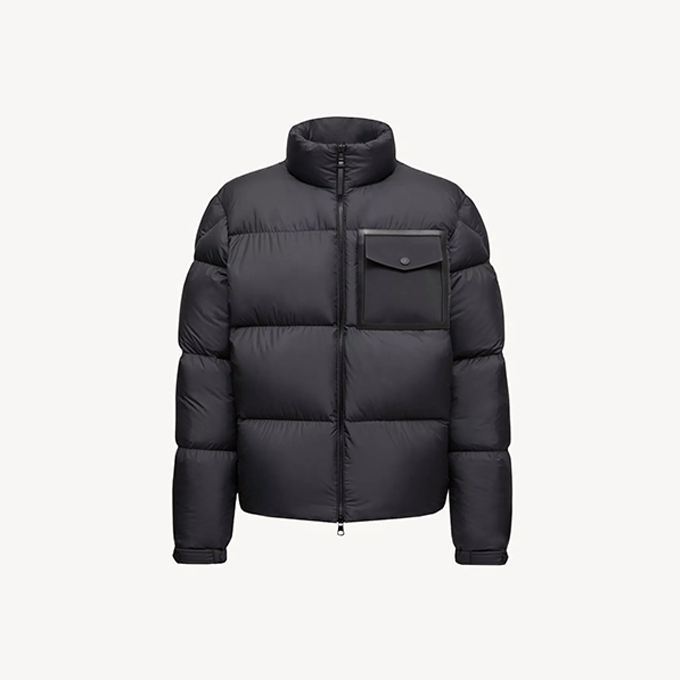 moncler chinon stand collar short down jacket